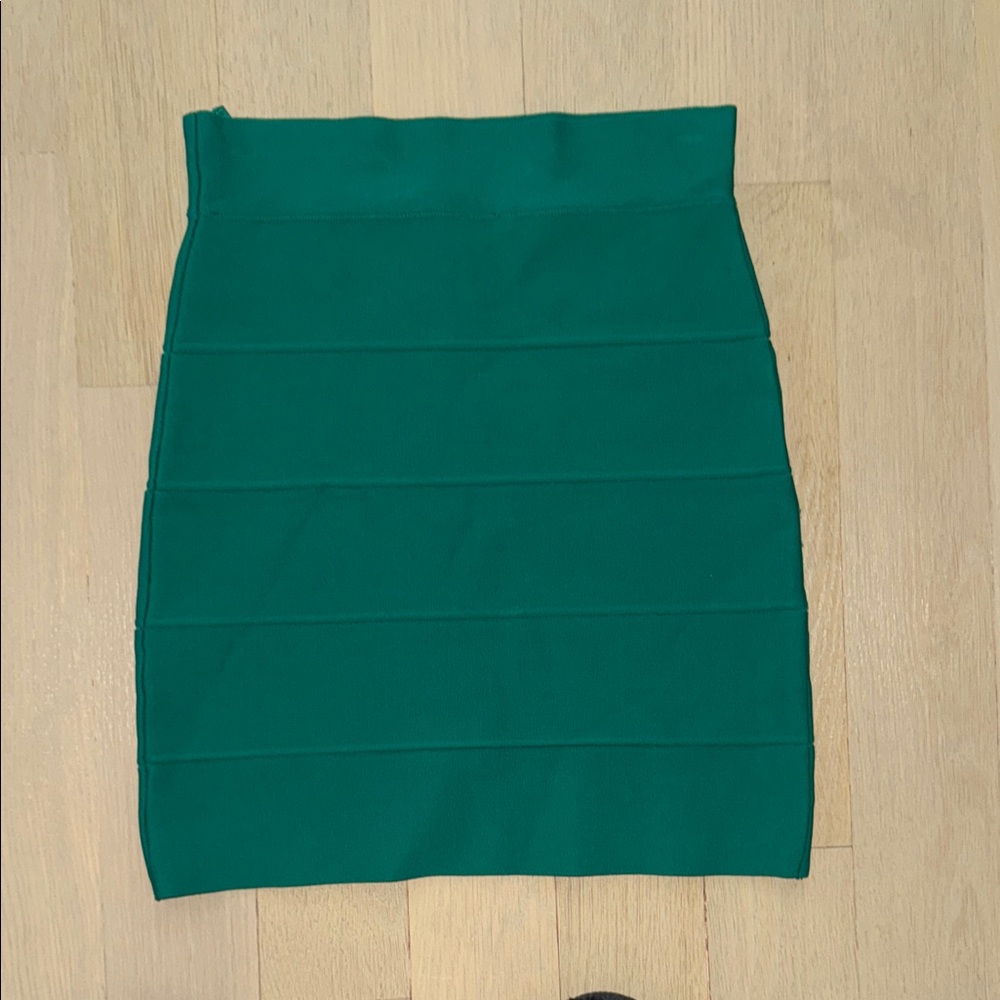 BCBGMaxAzria Teal Pencil Skirt